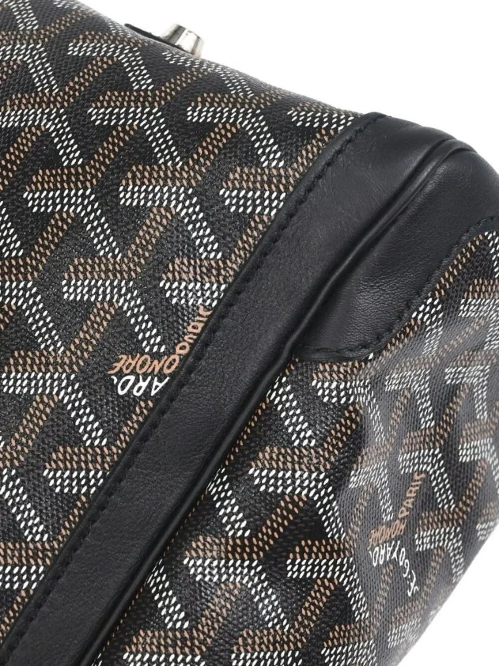 Goyard Black Sac Voltaire 2way Tote Handbag AAS020146 197983